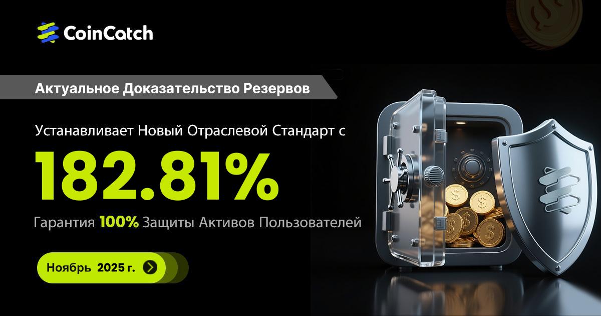 CoinCatch завершил обновление доказательства резервов (PoR) за Ноябрь 2025 года image 0