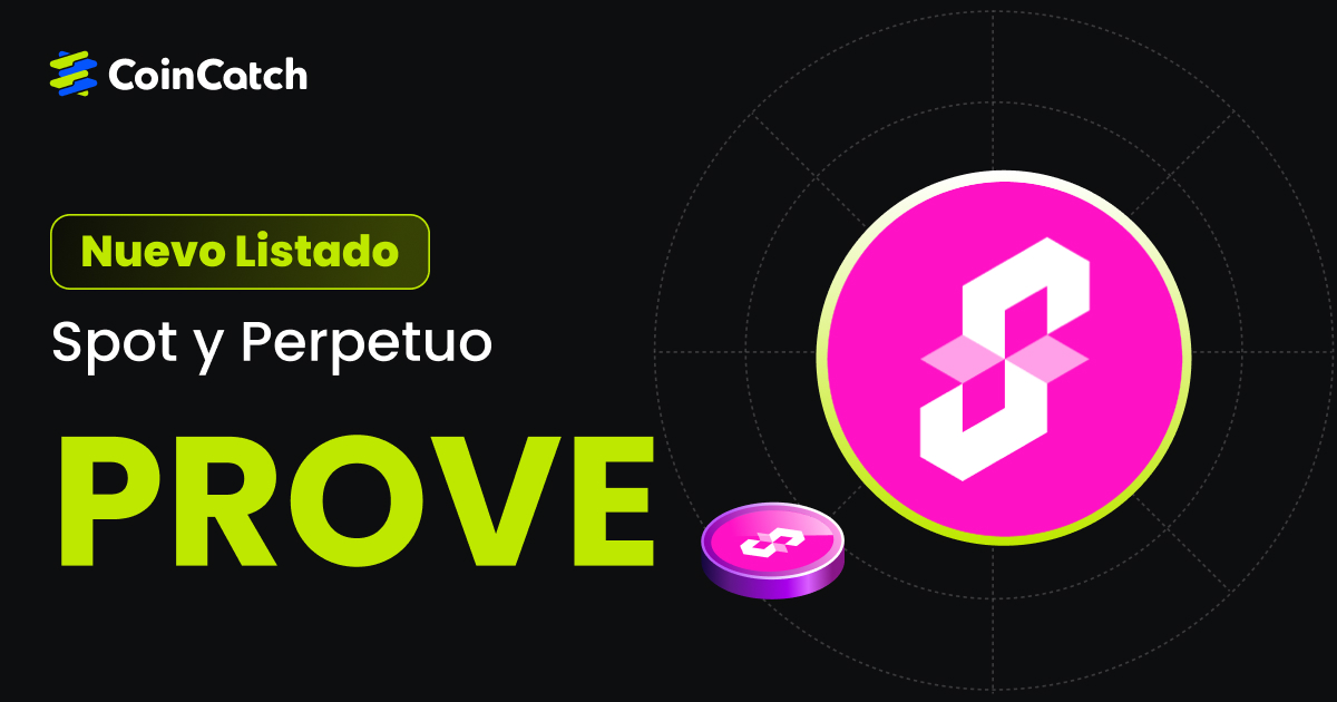 Nuevo Listado: ¡Contrato Spot y Perpetuo de PROVE Disponibles en CoinCatch! image 0