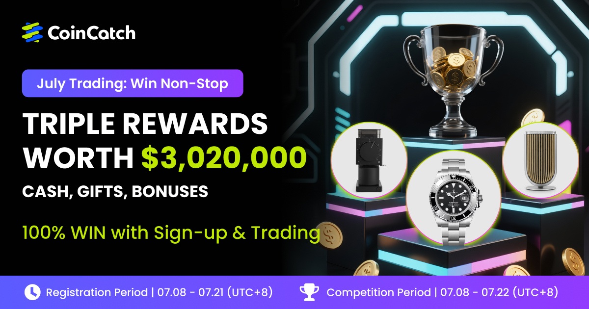 CoinCatch July Trading Competition: Thank You for Your Amazing Participation! image 0