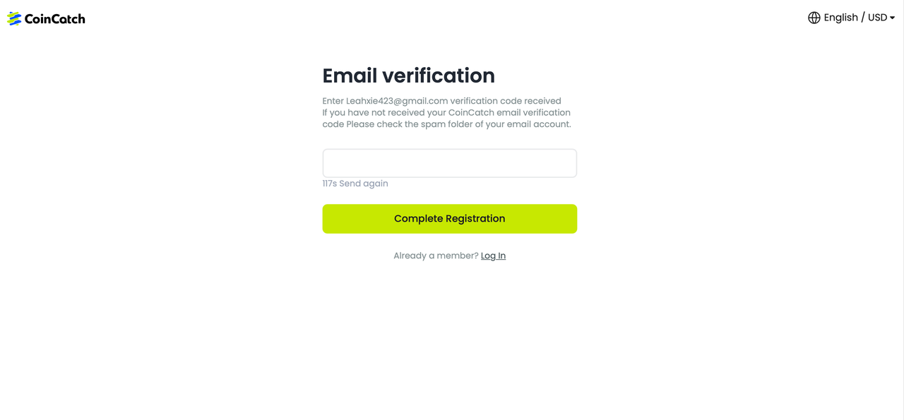 CoinCatch Tutorial | How to Download and Sign Up on CoinCatch image 6