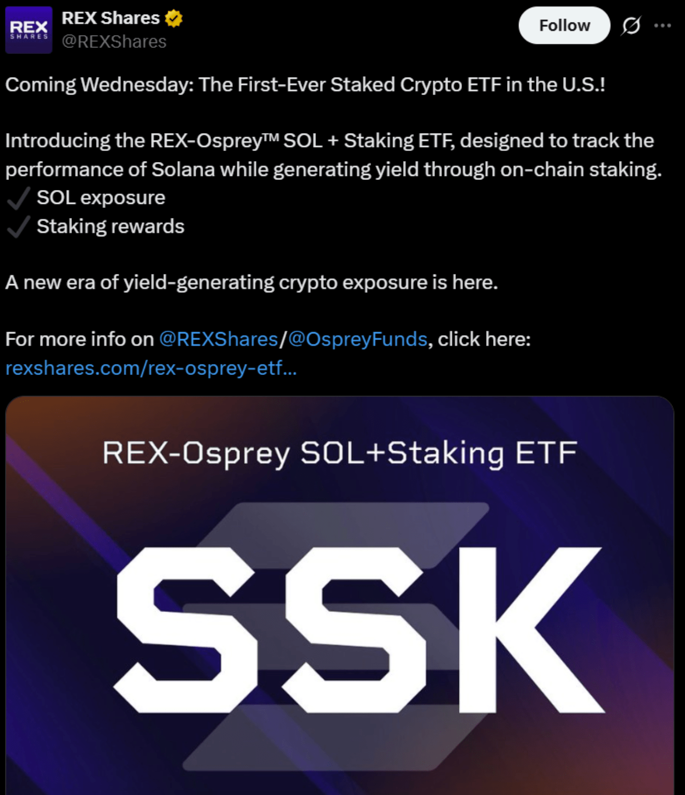 Solana ETF: Landmark U.S. Staking ETF Approval Progress and Momentum image 0
