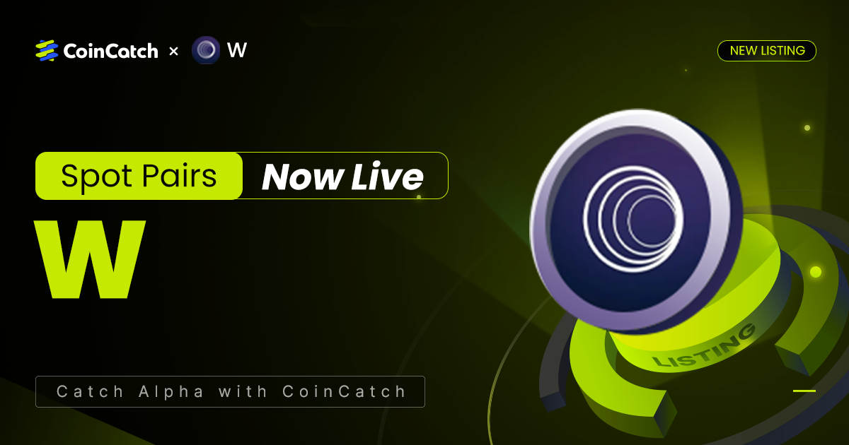 New Spot Listing: W Now Live on CoinCatch! image 0