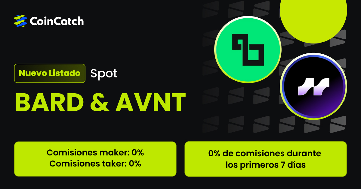 ¡Nueva Lista: Opera con BARD/USDT y AVNT/USDT en Spot SIN Comisiones! image 0