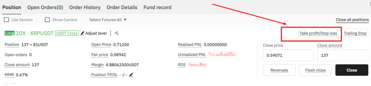 Take-Profit y Stop-Loss en CoinCatch   image 1