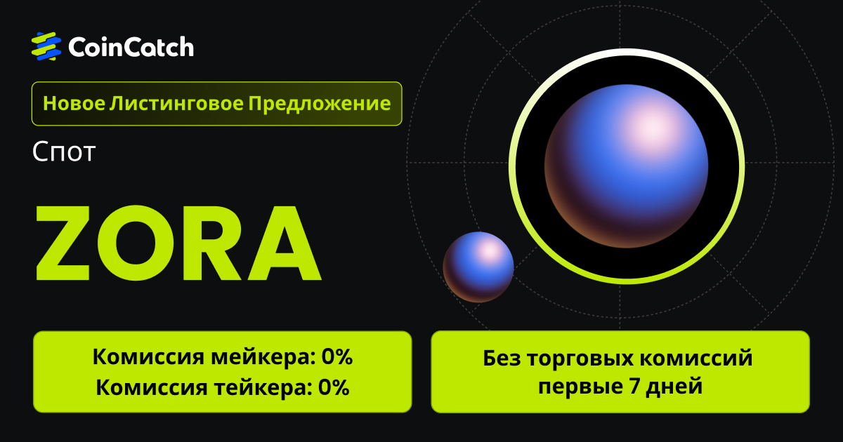Новое размещение на споте: Торгуйте парой ZORA/USDT на споте с нулевыми комиссиями! image 0